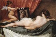 Diego Velazquez Venus at her Mirror painting